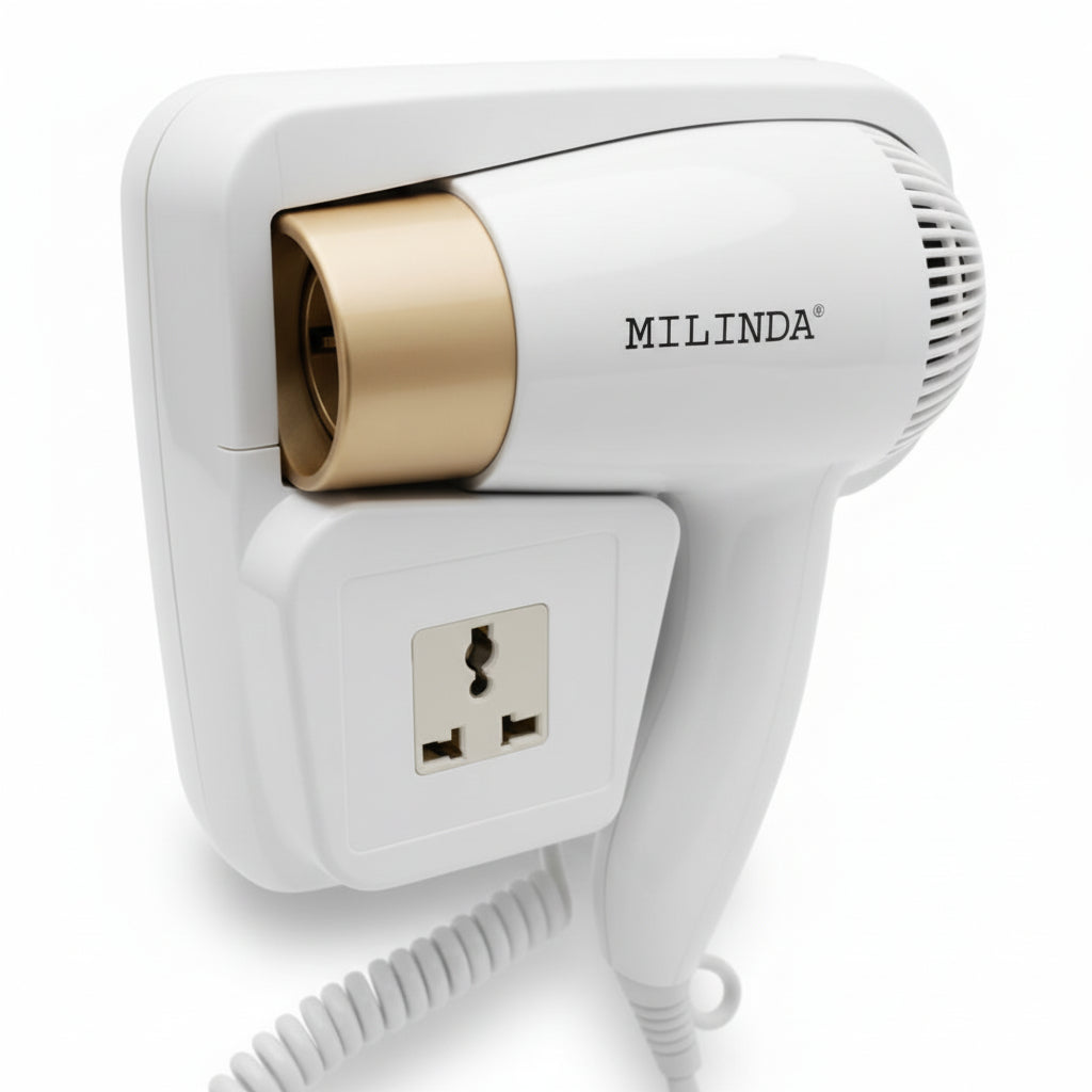 Milinda Wall-Mounted Hair Dryer