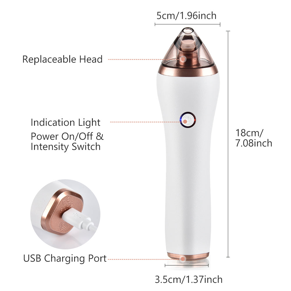 4-in-1 Body Gua Sha Cupping & Blackhead Remover Machine – Facial Pore Deep Cleansing