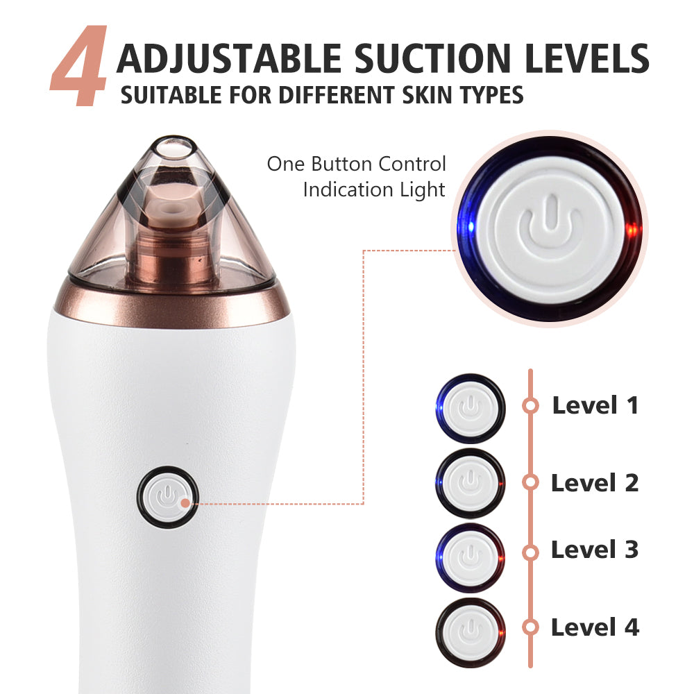 4-in-1 Body Gua Sha Cupping & Blackhead Remover Machine – Facial Pore Deep Cleansing