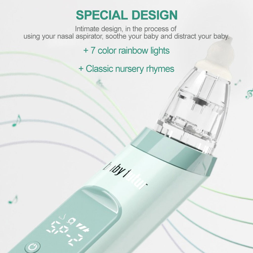 Electric Baby Nose Cleaner Nasal Aspirator, 2-in-1 Blackhead Remover for Adults
