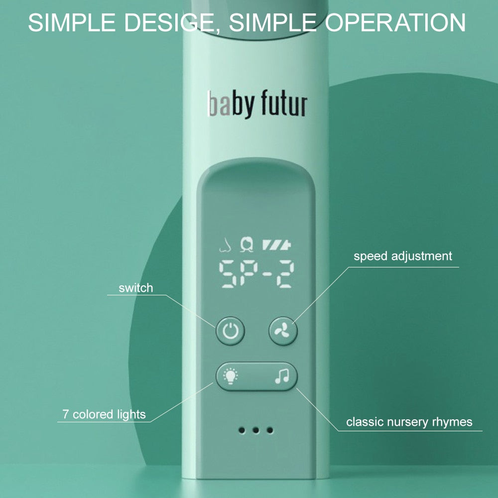 Electric Baby Nose Cleaner Nasal Aspirator, 2-in-1 Blackhead Remover for Adults