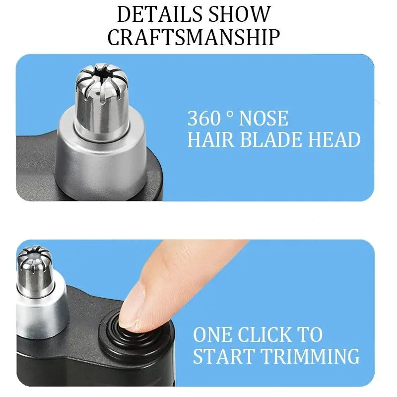 Nose & Ear Trimmer USB Rechargeable -HACHAN