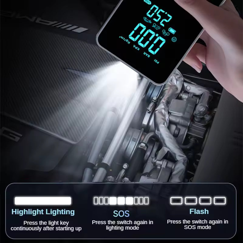 Portable Multi-Purpose Digital Air Compressor