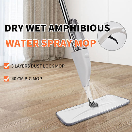 Cleaning Spray Mop with 360 Degree Rotation