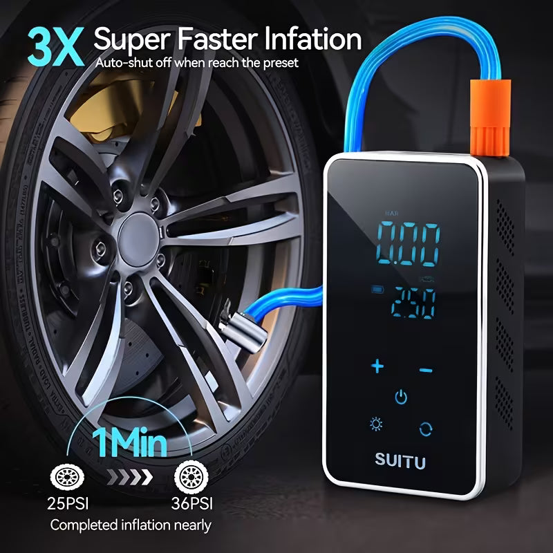 Portable Multi-Purpose Digital Air Compressor