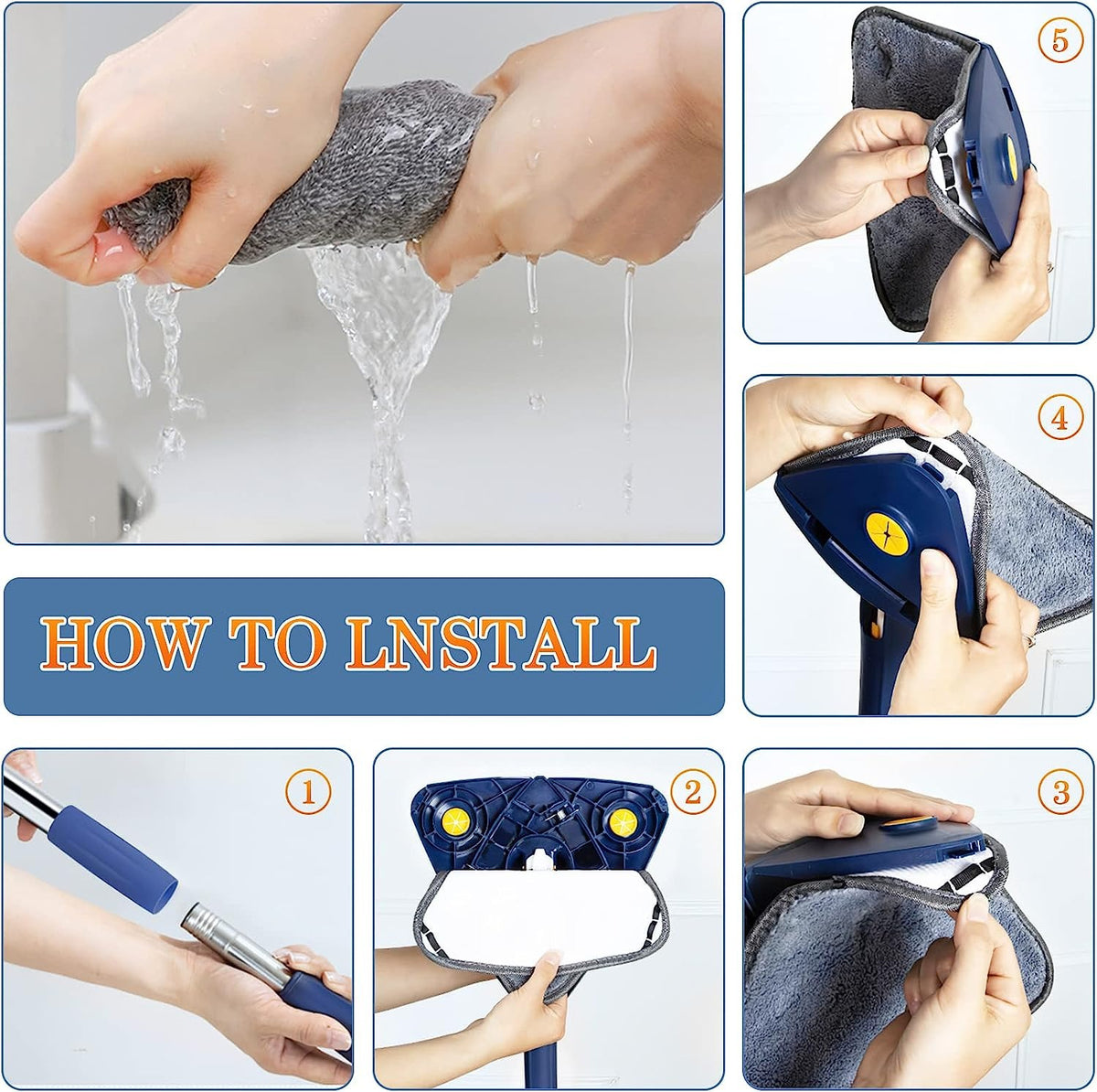 360 Rotating Adjustable Mop