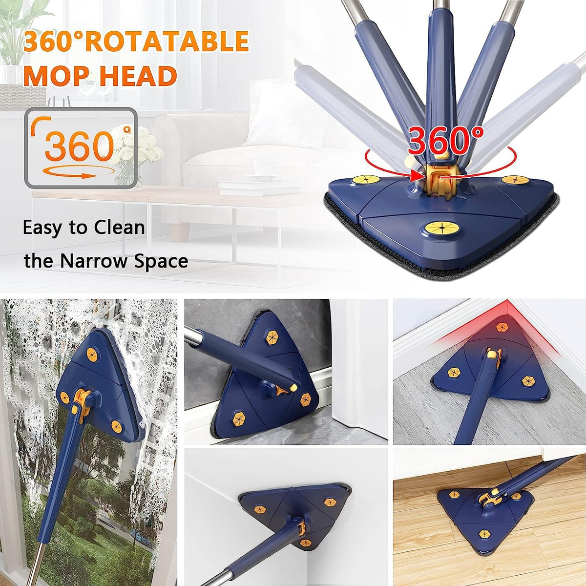 360 Rotating Adjustable Mop