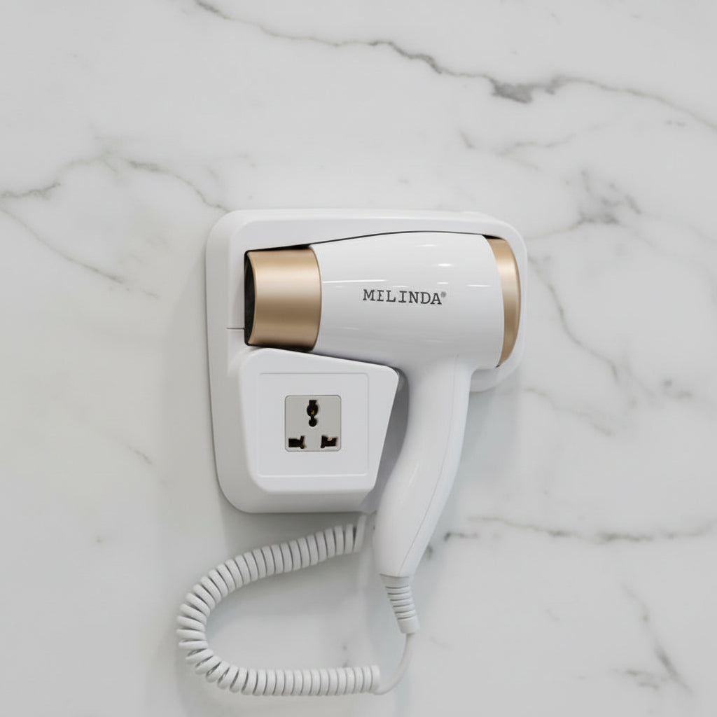 Milinda Wall-Mounted Hair Dryer