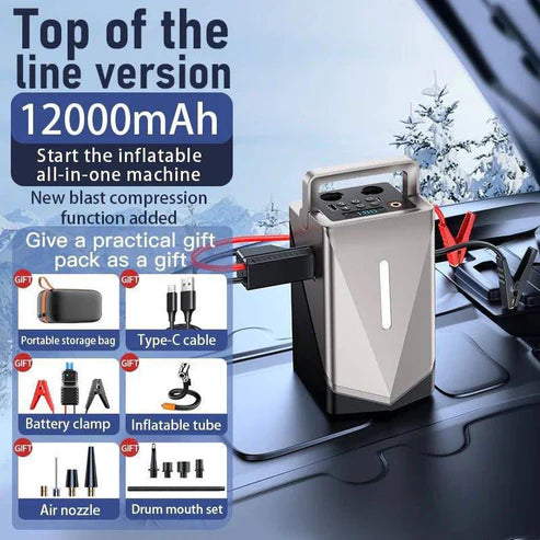 Multi-Function Portable Car Jump Starter