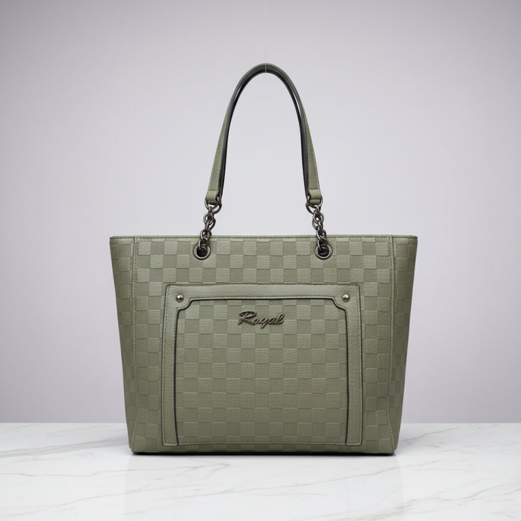 Ridged Texture Shoulder Bag